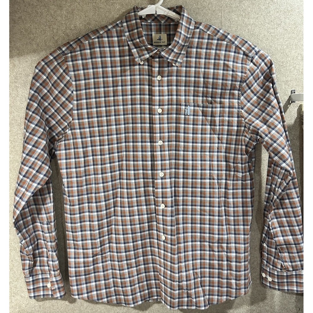 Johnnie O Hangin Out Long Sleeve Button Down Multicolored‎ Men's Large